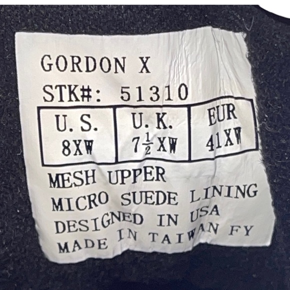 Dr. Comfort Gordon X Black Mens Walking Double Depth Diabetic Shoes Size 8 XW - Picture 13 of 16